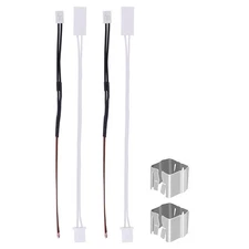 2 Pack Ceramic Heater and Thermistor for X1, 3D Printer Accessories 24V 48W C...