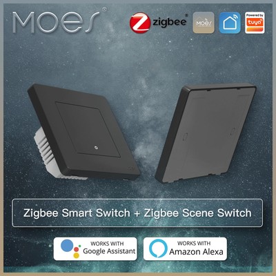MOES Star Ring ZigBee 3.0 Scene Switch   Tuya Smart Button for Alexa & Google