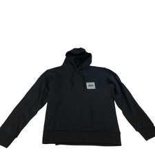 Image of Jack & Jones Black Hoodie with Logo Men's Activewear Size Large