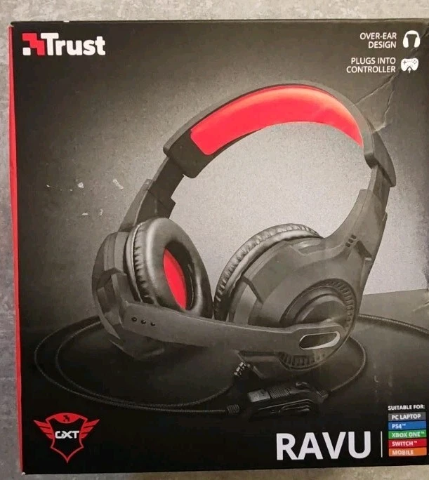 Casque Gaming Trust GXT 322W – Blanc – PC/PS4/Xbox One – Neuf