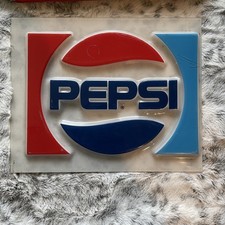 Vintage Pepsi Tray And Sign Lot￼