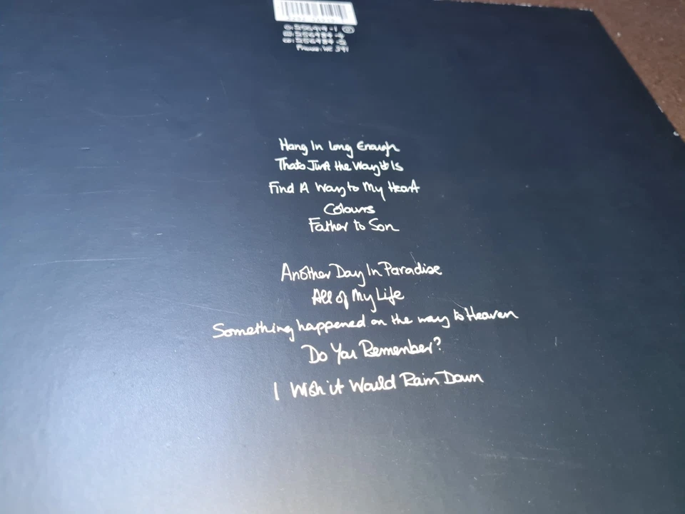 Phil Collins But Seriously 1989 WEA Platte Vinyl LP Genesis Another Day Sehr Gut - Bild 4 von 4