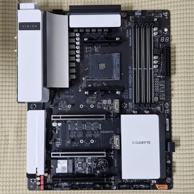 Gigabyte B550 VISION D-P : AMD B550 AM4 DDR4 Dual LAN Wi-Fi 6 AX200 ATX