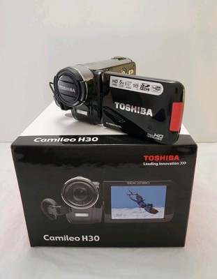 Toshiba Camileo H30 HD Camcorder YouTube Ready With Original Box-No SD Card