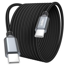 JasRoum 15 ft USB C Cable Fast Charging 100W, Extra Long USBC to 15 Feet