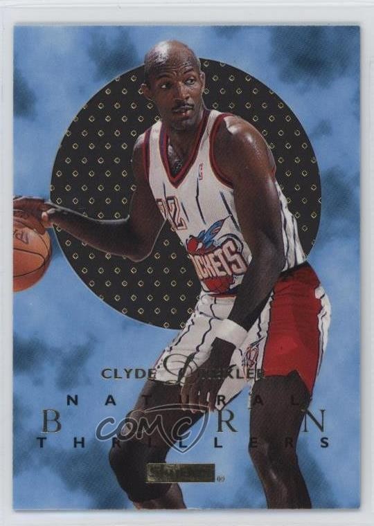 1995-96 Skybox E-XL Natural Born Thrillers Clyde Drexler #4 HOF 0hr4
