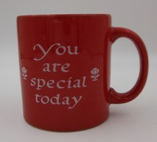 YOU ARE SPECIAL TODAY mug Red  1979 Waechtersbach Germany