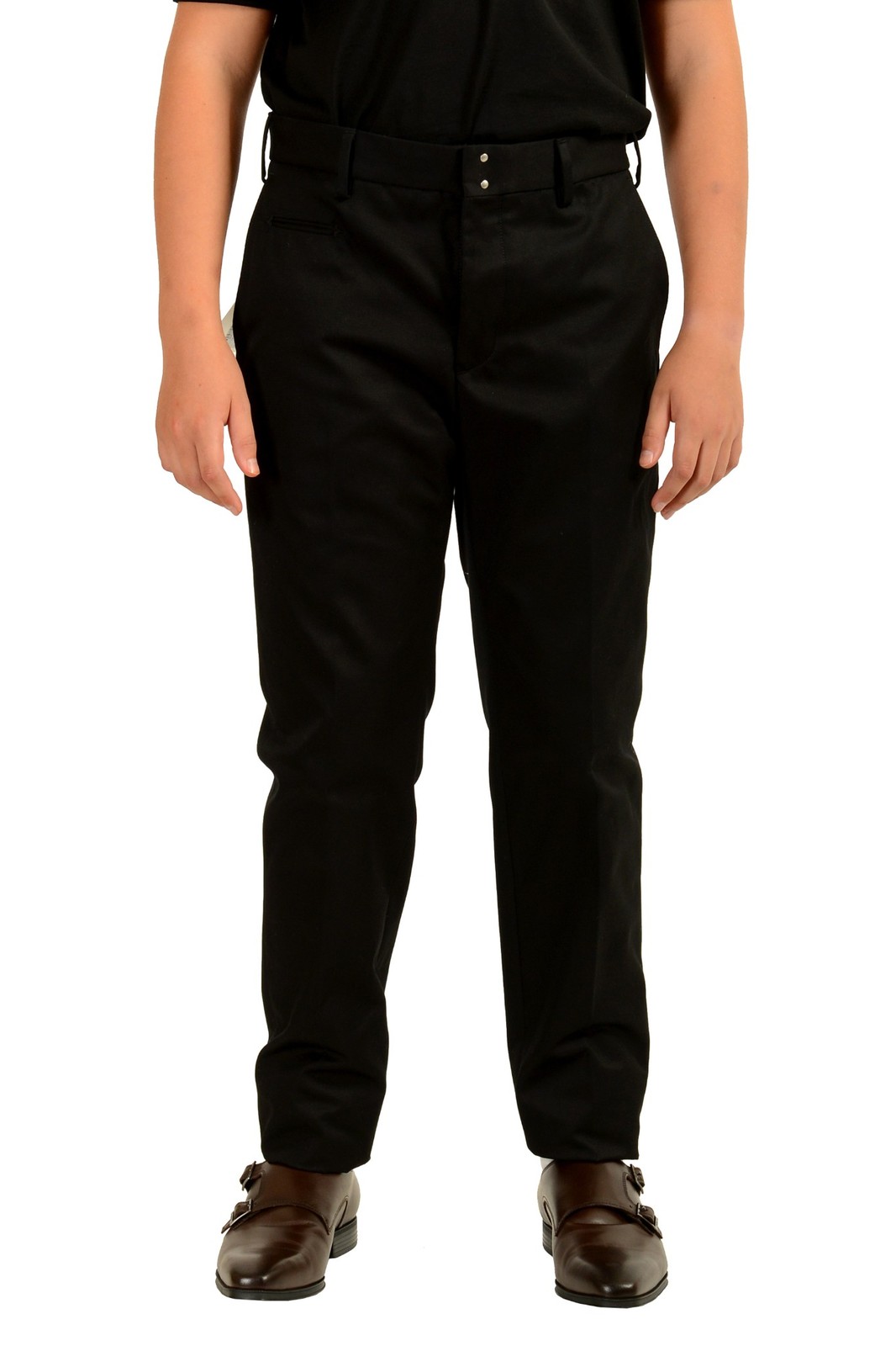 Incotex Slowear Mens Black Tapered Fit Pattern 16 Casual Pants US 30 IT 46 20290₽