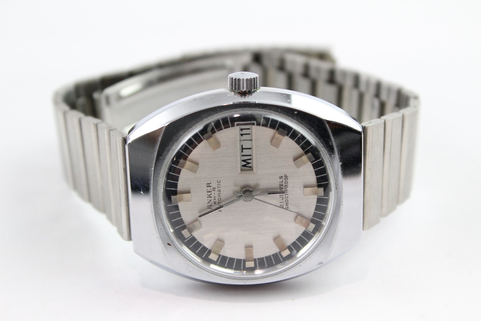 KH-R Vintage Day UNTESTED Automatic Anker Watch Date - vintagewatches.pk