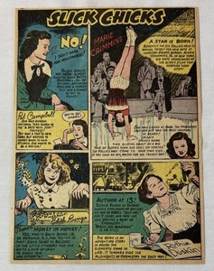 1949 cartoon page ~ PAT CAMPBELL, EDITH RUNGE, MARIE CRIMMINS, RUTHIE DUSKIN
