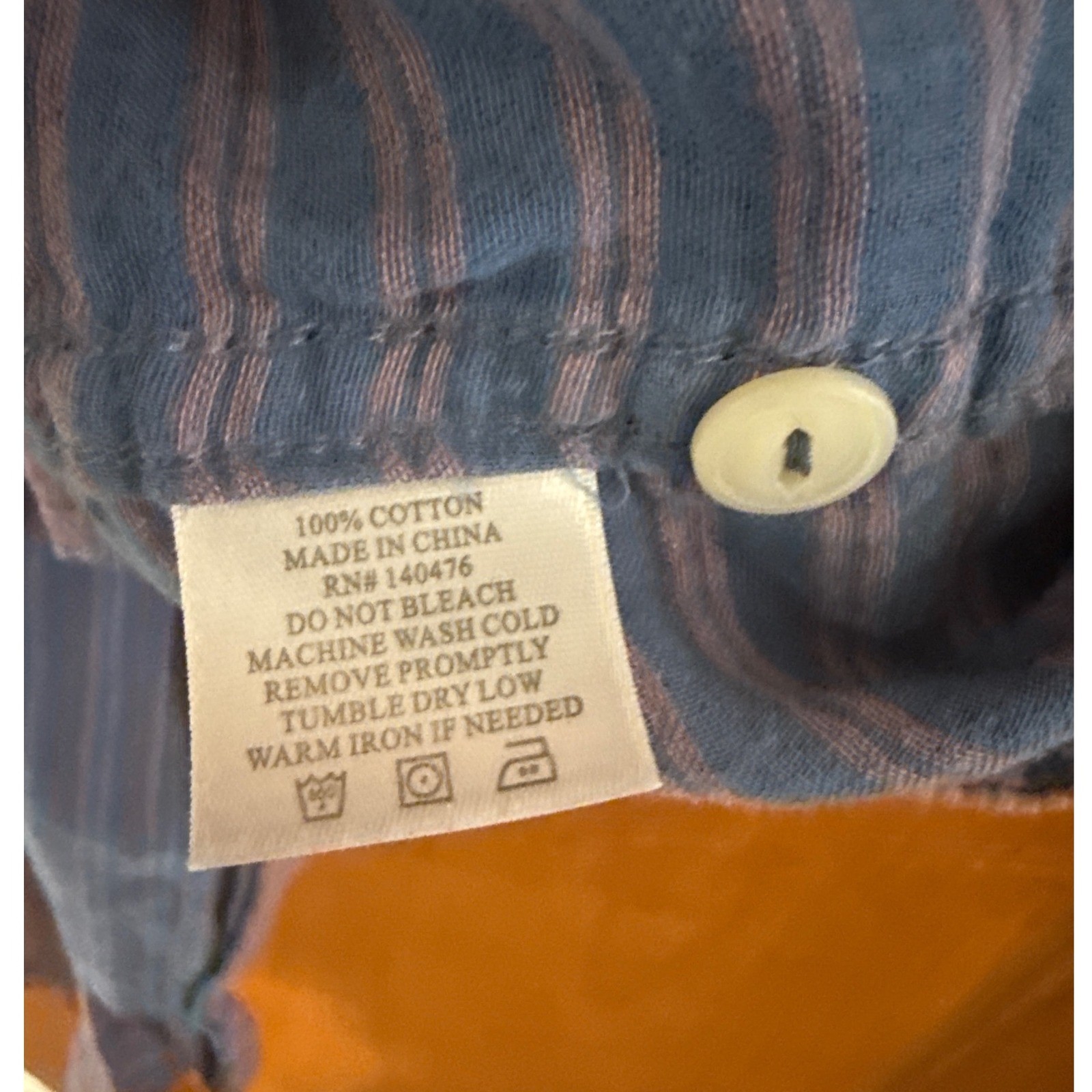 Faherty mens button down Small cotton soft pink b… - image 4