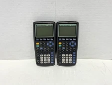 Lot of 2 Texas Instruments TI-83 Plus Portable Graphing Calculators Power Tested