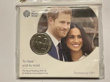 THE ROYAL MINT 2018 £5 COIN - HARRY & MEGAN WEDDING