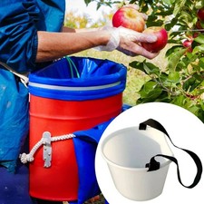 Fruit Picking Basket with Adjustable Shoulder Strap Lightweight Large