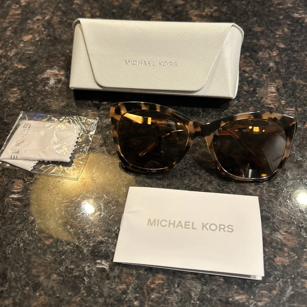 Michael Kors 8101 Made in Italy Gold & Amber Sunnies Quiet Luxury Oversized Amazon.com: Michael Kors MK2169 Avellino Sunglasses, Amber  main image 4