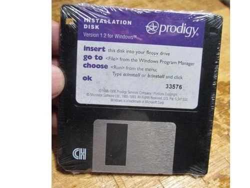 Prodigy Installation Disk 33576 version 1.2 Windows