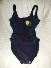 Vintage 1997 Y2K Looney Tunes Tweety Bird Swimsuit One Piece Size 5/6