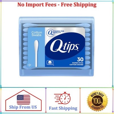 Q-tips Swabs Travel Pack,30 Count, Pack of 1 blue