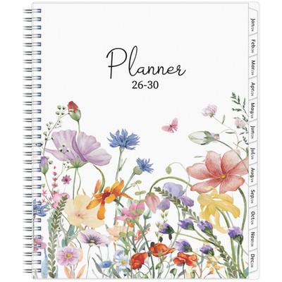 Plan 5 Years Ahead - Monthly Planner 2026-2030 Spiral Bound