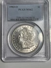 1903 o morgan silver dollar