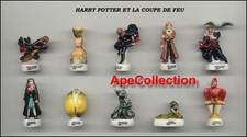 HARRY POTTER CALICE FUOCO Raro SET 10 Mini FIGURE 3cm Porcellana FEVES Francia