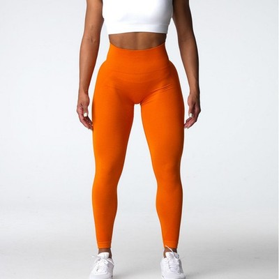 Damen Sexy Scrunch Push Nahtlos Nylon Lifting Yoga Leggings Fitness Gym Leggins
