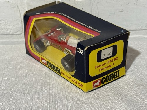 1:43 Corgi 152 Ferrari 312 B2 Britax Shell Formula 1 Race Car NIB Mettoy 1973 - Picture 9 of 12