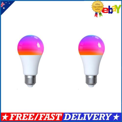 WiFi Smart E27 LED Bulb 16 Million RGB Colors 9W 806LM for Alexa Google Home - Picture 1 of 3