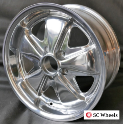 Felge Maxilite 5 Spoke passend für VW T3 & T2b Fuchs Vollpoliert 16x7 5x112 TÜV
