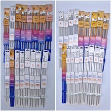 Knitting Needles Pony Aluminium & Plastic 2mm-10mm 25cm and 30cm Straight Pairs