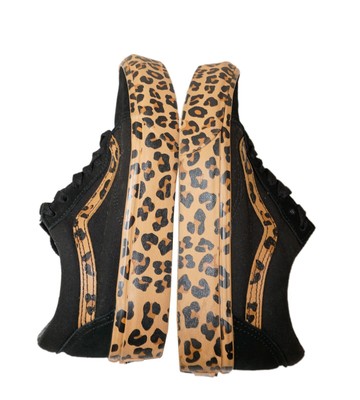 vans old skool platform leopard print
