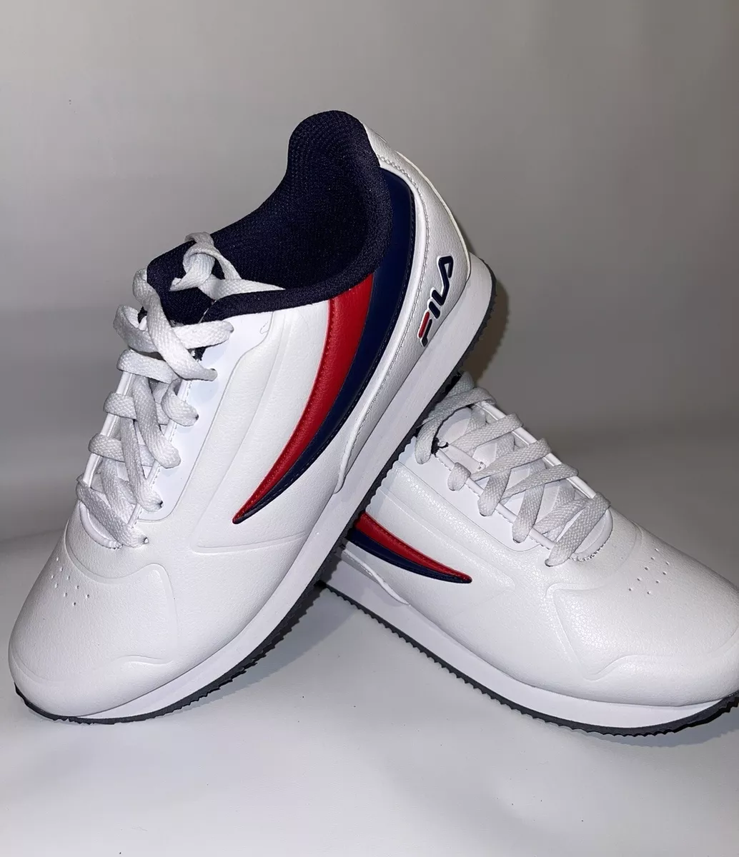 Fila 5DM00008 125 Women s White Red Blue Synthetic Sneakers Shoes