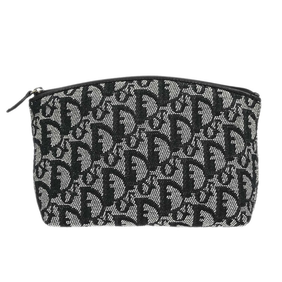 Sac pochette cosmétique Christian Dior Trotter noir MC1003 164483