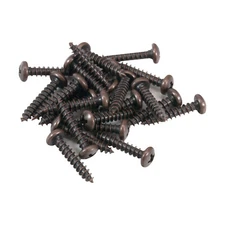 100 Pack 4 X 5/8" Bronze Pan Head Phillips Machine Thread Drive Fastener Screw
