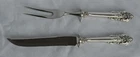 Sterling Silver Flatware - Wallace Grande Baroque Roast Carving Set - NEW