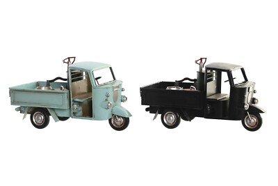 APE CAR MOTO RUOTE CON CASSONE DA TRASPORTO IN LATTA MOTORETTA