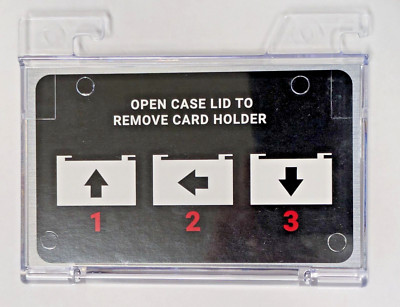1 Pelican 1535 or 1615 air case Horizontal Business Card Holder.