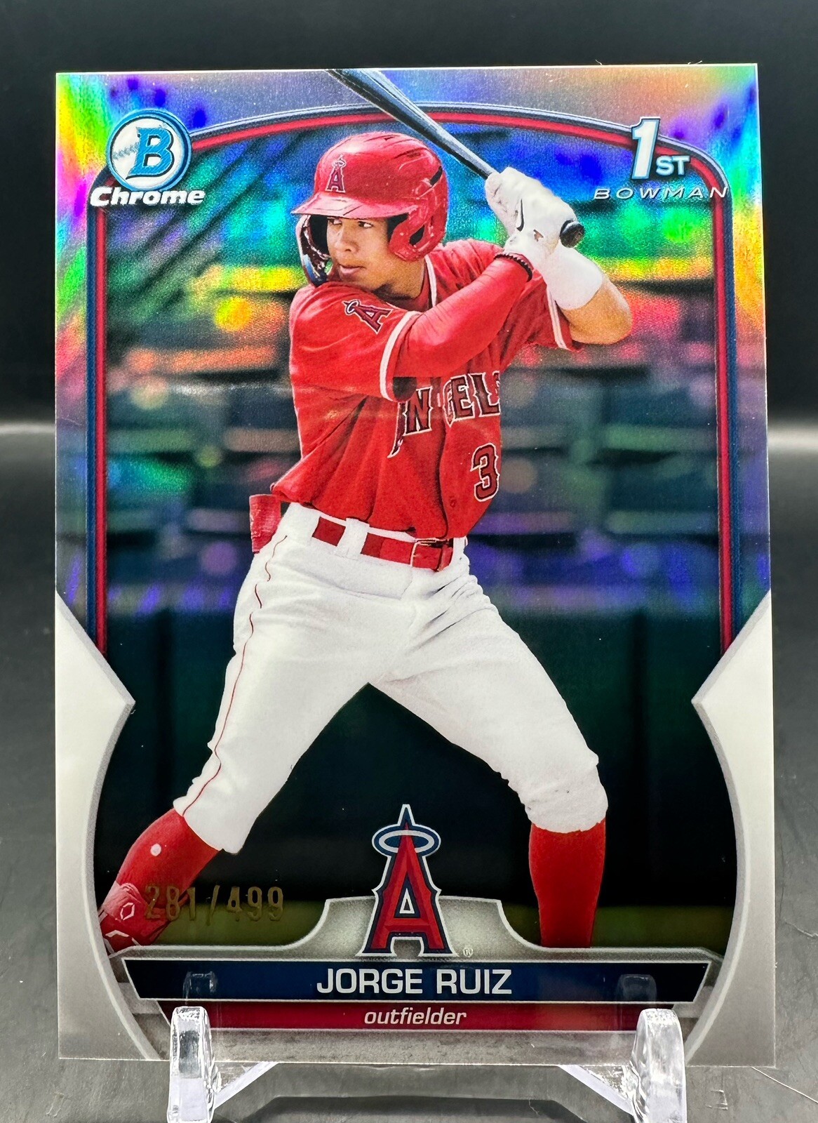 2023 Bowman Chrome Prospects Refractor /499 Jorge Ruiz #BCP-123