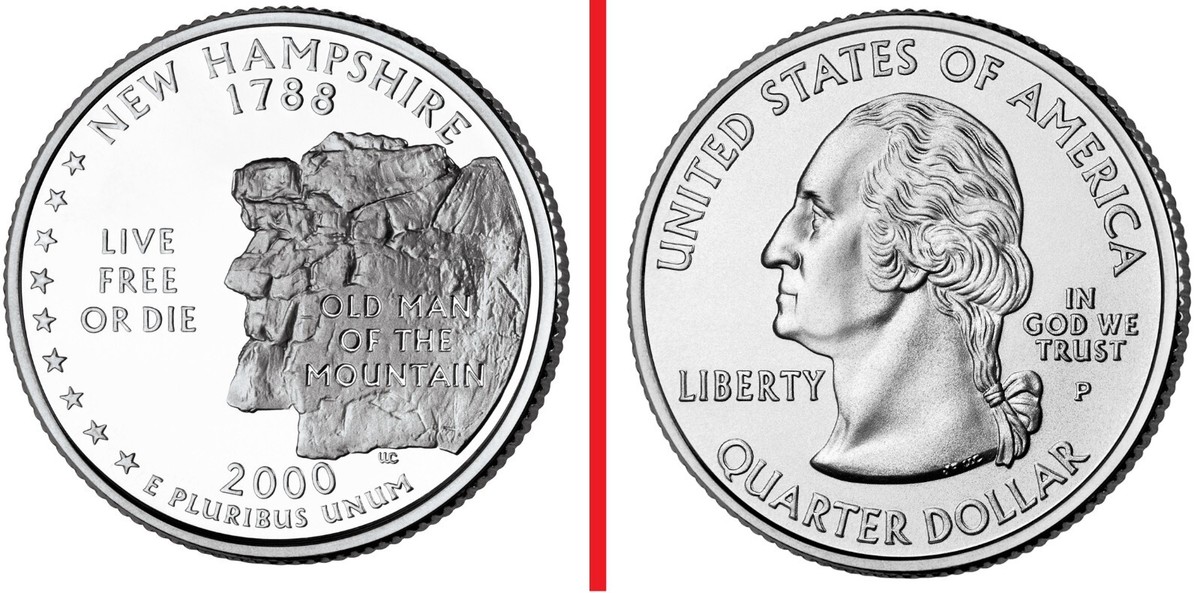 【最安値】ヒプマイ 円盤 7点 2nd 3rd 4th 5th 7th 25 CENTS USA 💲 NEW HAMPSHIRE 2000 1/4 dollar coin Mountain George
