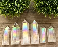 Wholesale Lot 1 Lb Angel Aura Clear Quartz Obelisk Tower Point Crystal Healing