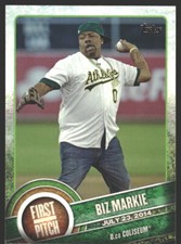 Biz Markie #FP-05 2015 Topps First Pitch Oakland Athletics