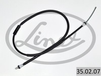 Linex Handbremsseil Bremsseil Rechts Passend FüR Renault Clio III BR0/1 CR0/1