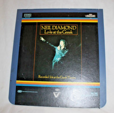 CED VideoDisc NEIL DIAMOND - Love At The Greek PAL 1983