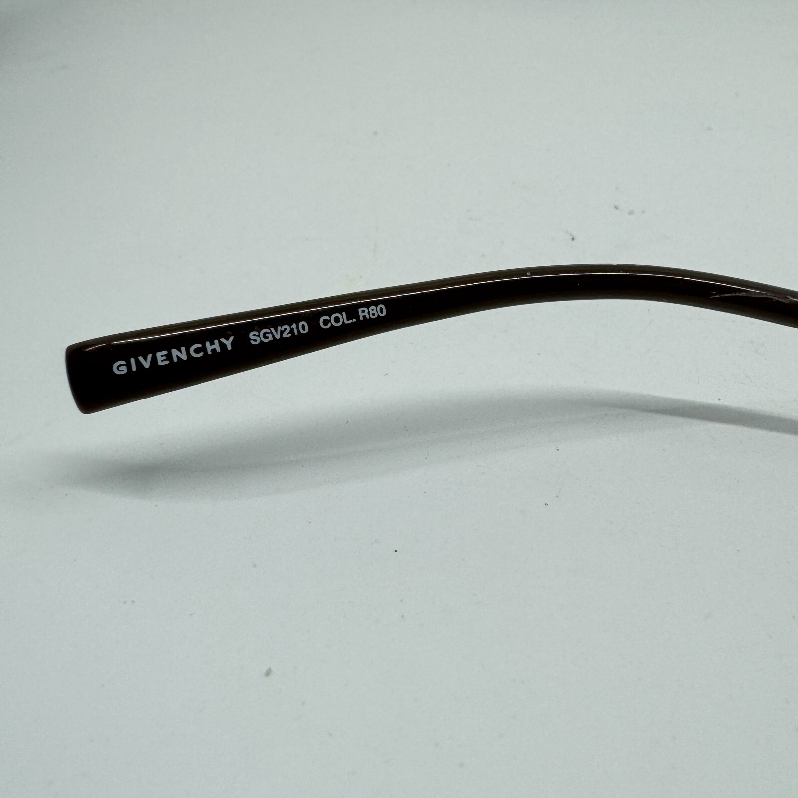 Givenchy SGV 210 Sunglasses Frames Only Gold Silv… - image 6