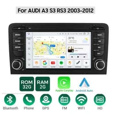 7" Android 13 Carplay For Audi A3 8P 2003-2013 S3 Car Stereo Radio GPS Navi 32GB