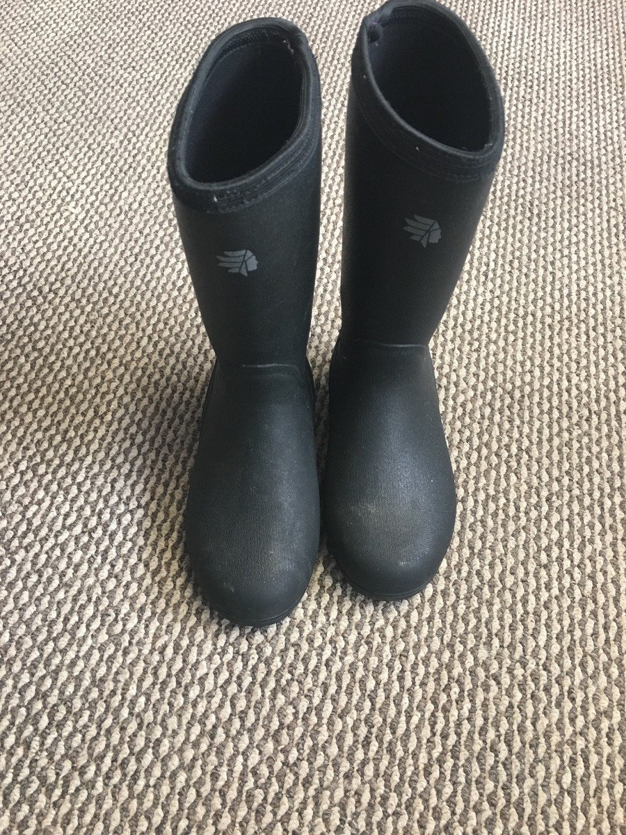 Bottes De Pluie LaCrosse Cape Cod Marron – Taille 5 US Femme, Occasion, Style Wellington Avec Détails équestres