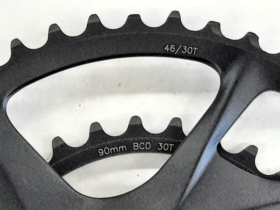 New FSA SL-K Adventure Chainrings Direct Mount 90 BCD 46/30t Alloy Chainring Set - Image 3 of 3