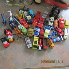 Mix Lot Of 40 Mattel & Other Brands Cars Trucks Helicopters & Mor