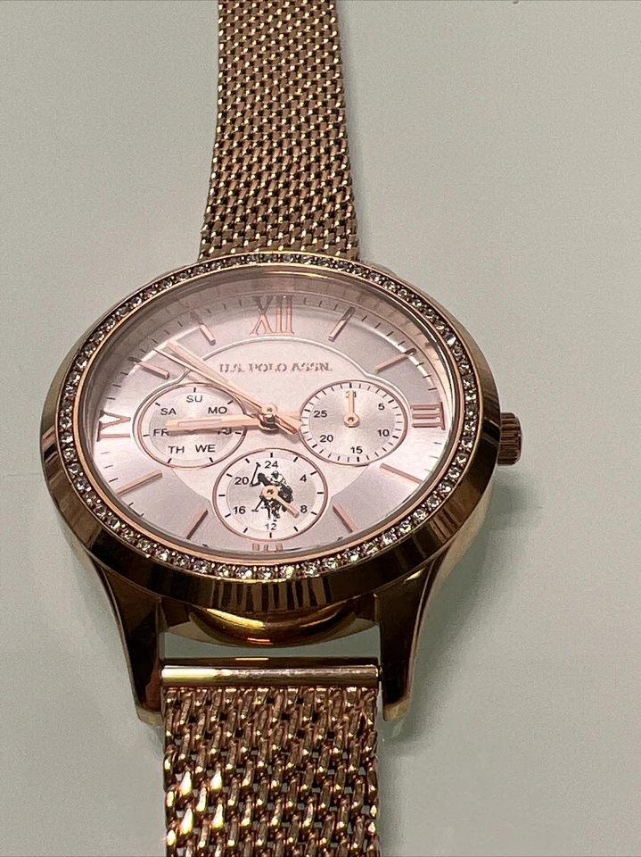 Polo EE. UU. ASSN. Reloj Oro Rosa USPA2022-01 Foto 2 de 4