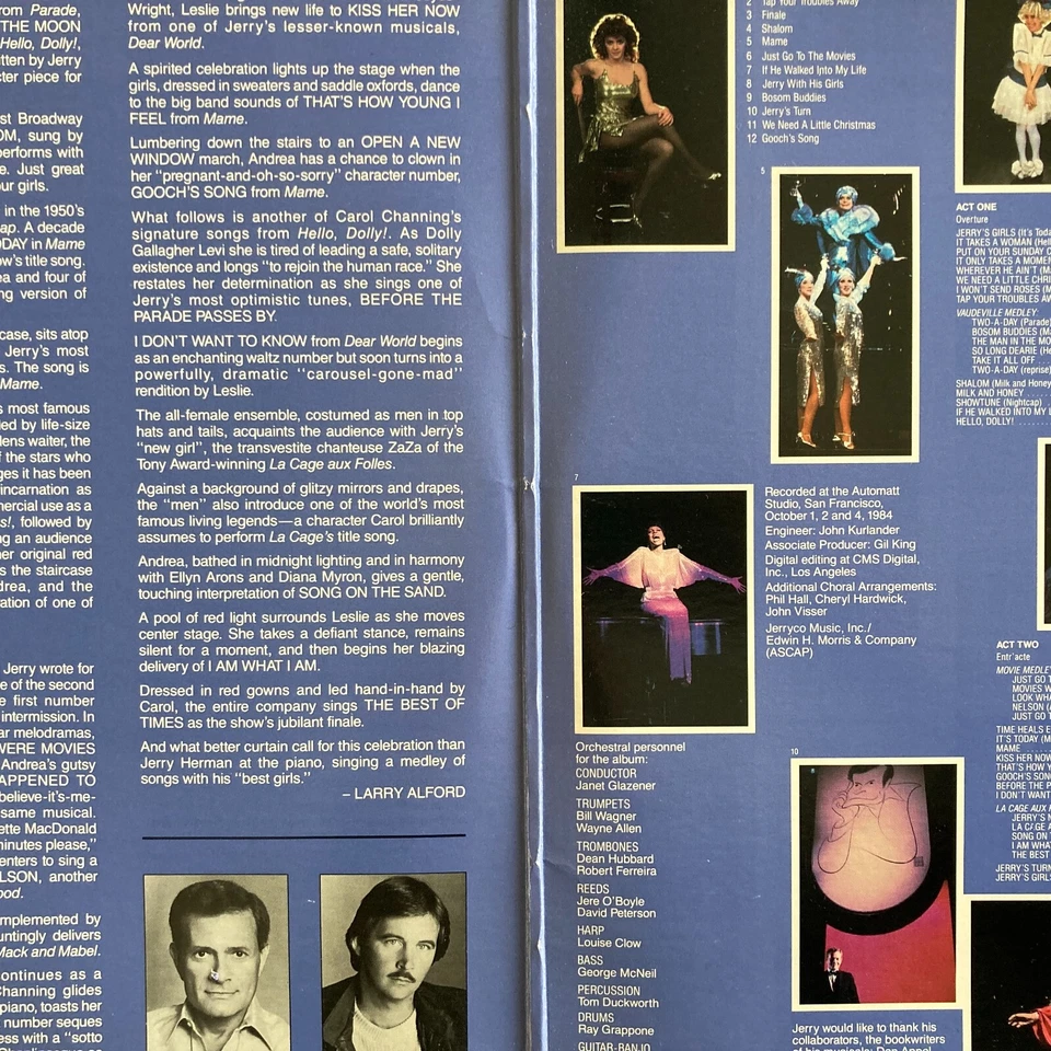 Signed by Leslie Uggams Jerry's Girls 2-LP in Gatefold  ORIGINAL CAST RECORDING - Image 4 of 4